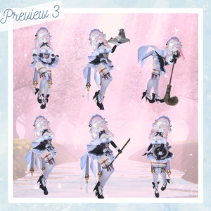【Costume Collection】メイドポーズ集（合計53個） 缩略图 7