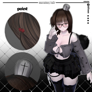 [ 6 avatar ] ☠️ cemetery hair ☠️ 缩略图 5