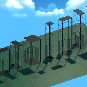 VRChat ワールド ギミック エレベーター コンパクト