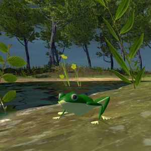 VRChat ワールド ギミック 跳ねるカエル