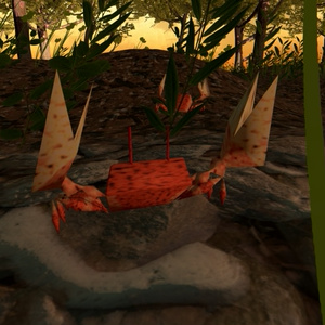 VRChat ワールド ギミック 蛙・ザリガニ・蟹