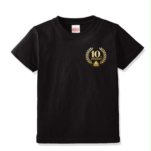 10th ANNIVERSARY 金インクTシャツ