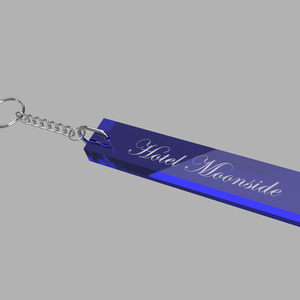 Hotel Moonside キーホルダー Fusion360 3Dモデル