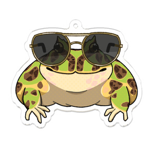 サングラスブラジルツノガエルアクリルキーホルダー