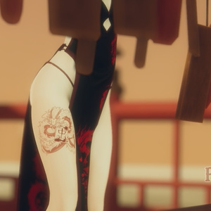 『20+アバター対応 | Compatible with 20+ avatars』Matching Mahjong Dragon Tattoos 入れ墨 缩略图 4