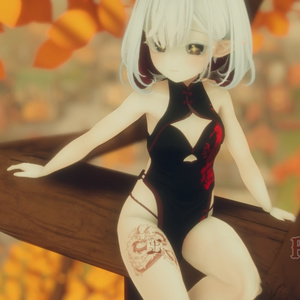 『20+アバター対応 | Compatible with 20+ avatars』Matching Mahjong Dragon Tattoos 入れ墨 缩略图 5
