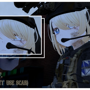 『15アバター対応 | Compatible with 15 avatars』Blinded Scarred Eye Texture アイテクスチャ 缩略图 8