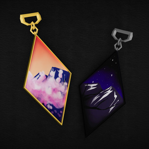 【無料Free】100 Followers Anniversary! 100人記念 ! Matching Keychain キーチェーン 缩略图 2