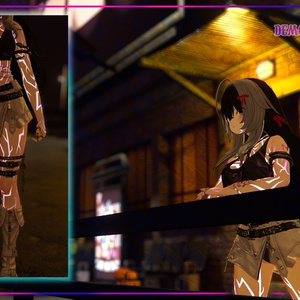 『18アバター対応 | Compatible with 18 avatars』Kpop Demon Hunters Demon Tattoo 悪魔のテクスチャ 缩略图 3