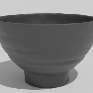 茶碗の3Dモデル
