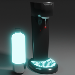 Soda Maker 炭酸水メーカー(ネオンバージョン) | 3D Model