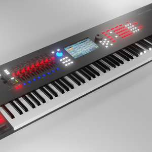 DJ Mixer synthesizer DJミキサー・シンセサイザー・鍵盤楽器 | 3D Model