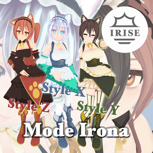 モード・イロナ (Mode Irona) - VRChat 向け 3Dアバターモデル
