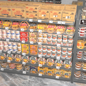 スーパー商品陳列棚　７種