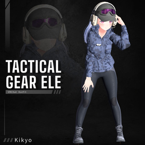 【VRChat衣装】Tactical Gear ELE【9Avatars + α】【Tactical Wear】 缩略图 4