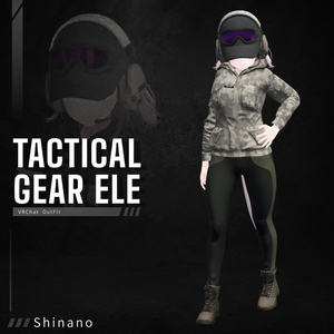 【VRChat衣装】Tactical Gear ELE【9Avatars + α】【Tactical Wear】