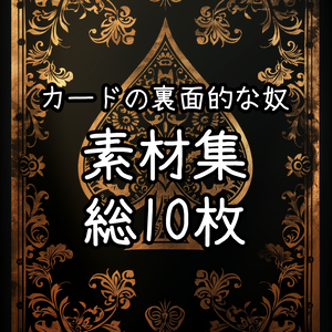 【ニッチ素材】カードの裏面的な