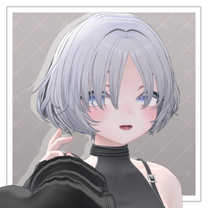 【VRChat Hair】ふわふわショートボブ【8アバター対応】 缩略图 9