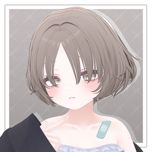 【VRChat Hair】ふわふわショートボブ【8アバター対応】 缩略图 6
