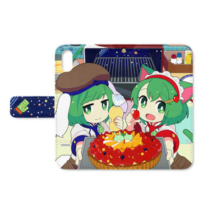 手帳型iPhone X/Xs ケース【Delicious Solaris】
