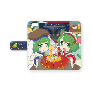 手帳型iPhoneケース【Delicious Solaris】