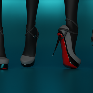 Strapped Heels - By Jana_Inh ♡