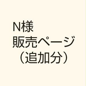 N's sales page (additional items)
