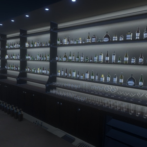 【VRChatワールド】Bar vol.01【照明2種類有】 缩略图 9