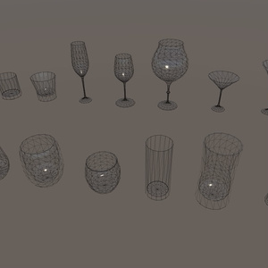 【3DModel】お酒向けグラスプロップ【14種類】 缩略图 6