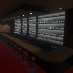 【VRChatワールド】Bar vol.02【照明2種類有】 缩略图 3