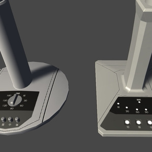 【3DModel】エアコン、扇風機プロップ【19種類(色、動き差分あり)】 缩略图 19