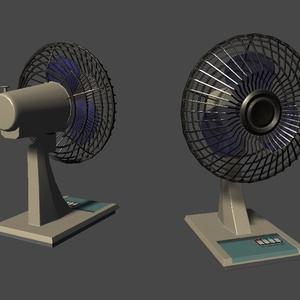 【3DModel】エアコン、扇風機プロップ【19種類(色、動き差分あり)】 缩略图 16