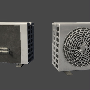 【3DModel】エアコン、扇風機プロップ【19種類(色、動き差分あり)】 缩略图 8