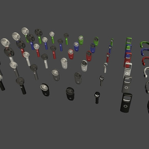 【3DModel】ハンディ扇風機プロップ【7種類(色差分あり)】 缩略图 9