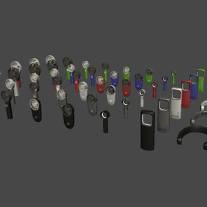 【3DModel】ハンディ扇風機プロップ【7種類(色差分あり)】 缩略图 8