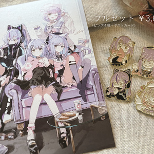 ピンバッジ＊ポップン【ミサコちゃん】 - 空埜BOX* - BOOTH