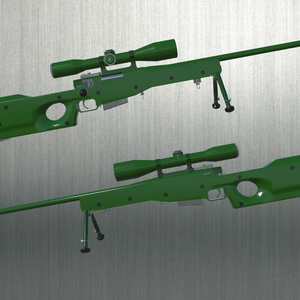 【VRChat向け】【3Dモデル】L96A1 缩略图 2