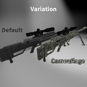 【VRChat向け】【3Dモデル】STEYR HS .50-M1 缩略图 2