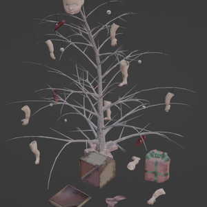 Animated Spooky Doll Tree