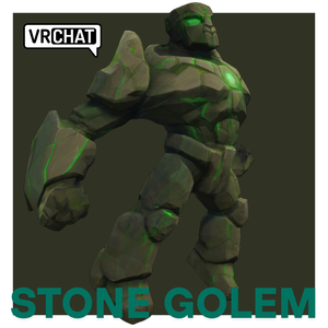 【値下げ！】【VRChat】Stone Golem Avatar / ストーンゴーレムアバター