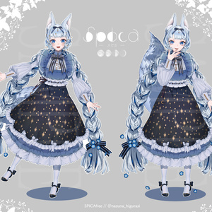 SPICA / Live２D用パーツ分けイラスト（無料版）