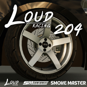 【CVS2向け】LoudRacing 204 アルミホイール3Dモデル【VRChat】