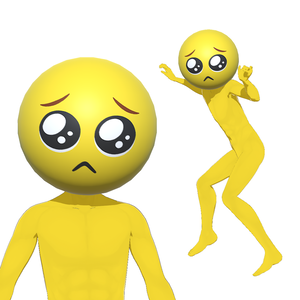 【無料】ぴえんの3Dモデル