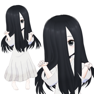 【無料】沙耶子(チビver)の3Dモデル