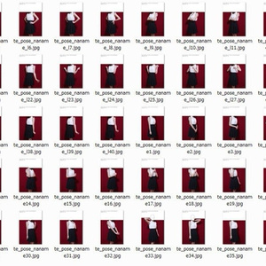 【るちかポーズ 作画資料写真集】困った時の手腕のポーズ vol.1 ノースリーブ編（斜め）