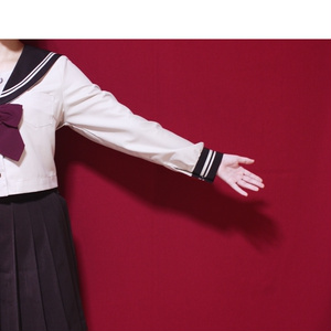 袖の作画資料写真集/セーラー服（冬）