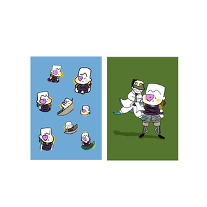 ポルナレフポストカード2種