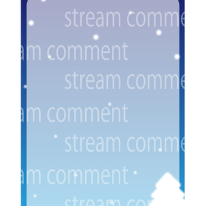 クリスマス用チャット背景