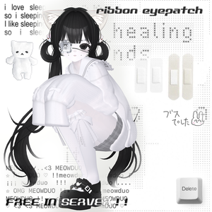 ꔫ ꒰ ribbon eyepatch [FREE] ꒱ ꔫ