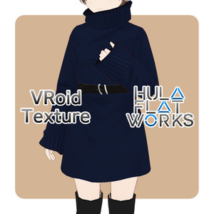 【FREE/無料】セータードレス【VRoid Texture】
